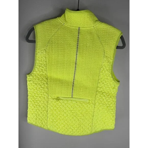 Free People Neon Yellow Quilted Vest - Picture 4 of 6